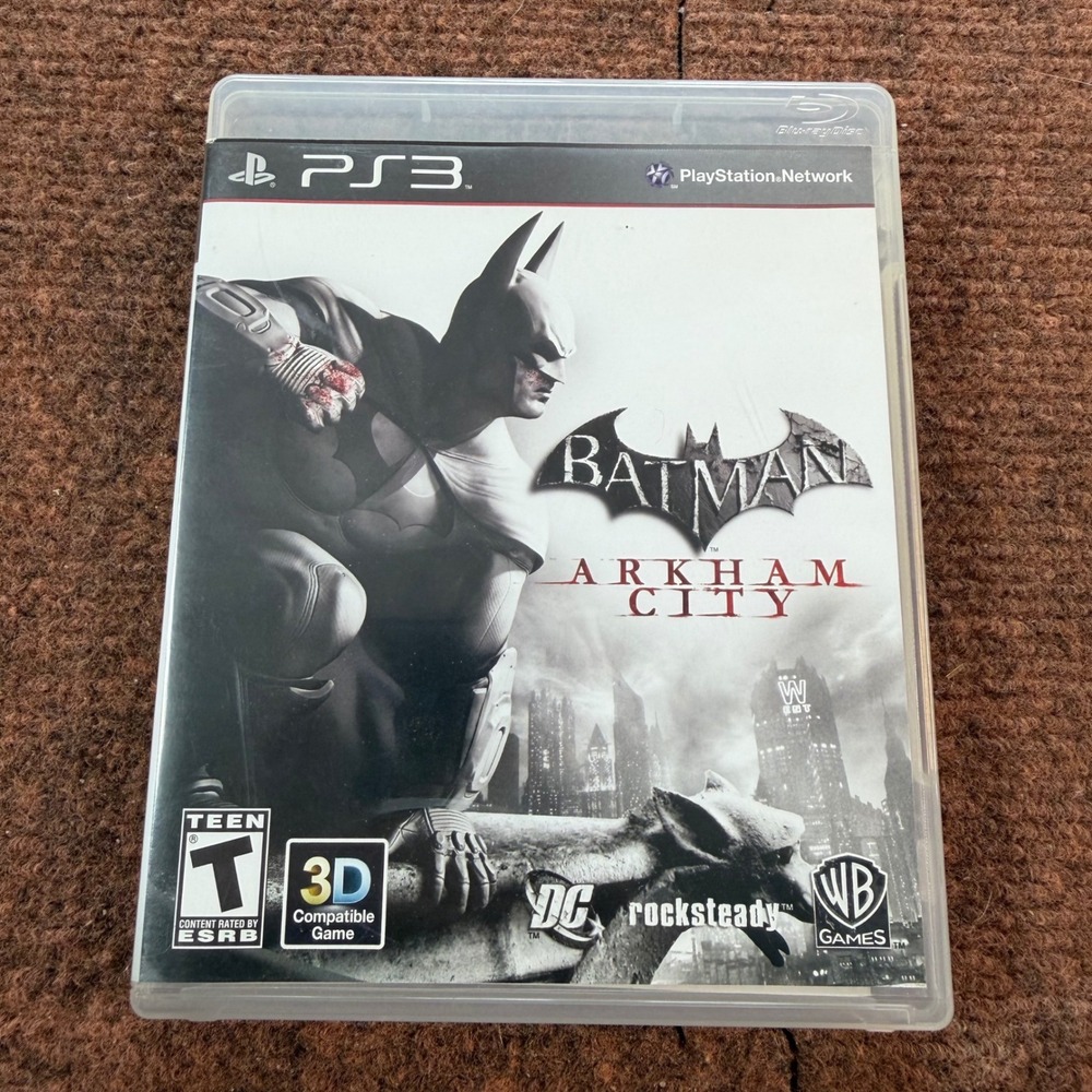 Batman Arkham City Sony PlayStation 3 PS3 Game Action Adventure WB DC Comics